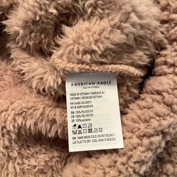 American Eagle Sherpa Cinched Hoodie size M - Picture 7 of 7